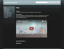 Tablet Screenshot of danielbarker.se
